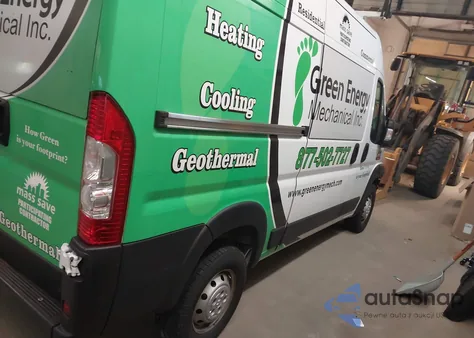 2022 Ram Promaster 1500 High Roof 136 Wb from USA, damaged, VIN 3C6LRVBG9NE102249